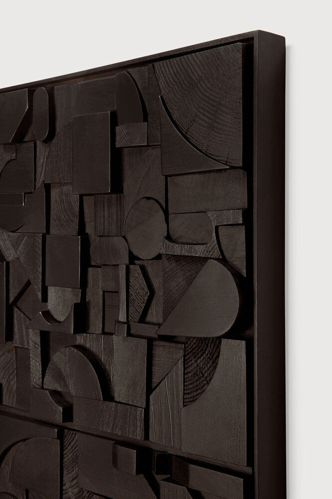 Bricks veggmynd black 120x90
