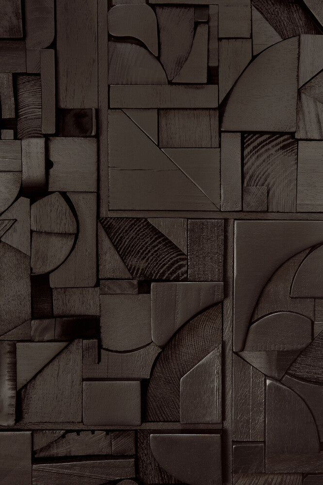 Bricks veggmynd black 120x90