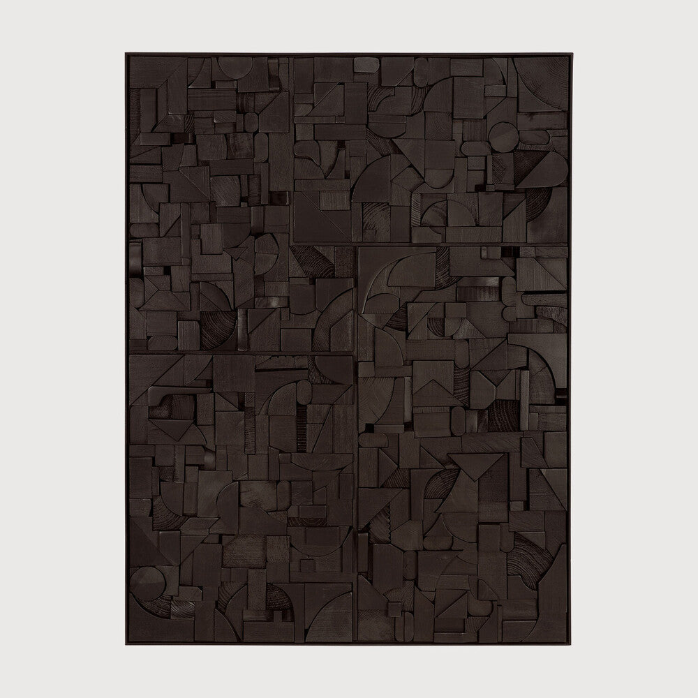 Bricks veggmynd black 120x90