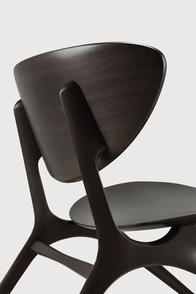Eye lounge chair mahony dark brown