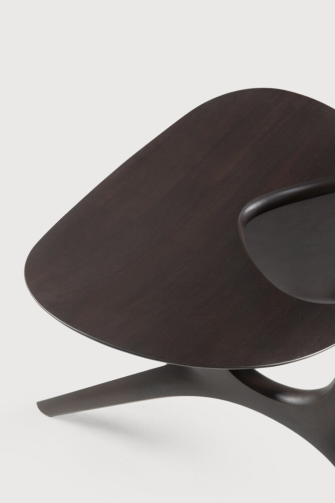 Eye lounge chair mahony dark brown