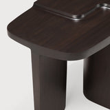 Brutalist hliðarborð mahogany rose brown
