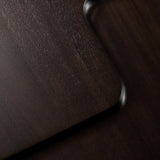 Brutalist hliðarborð mahogany rose brown