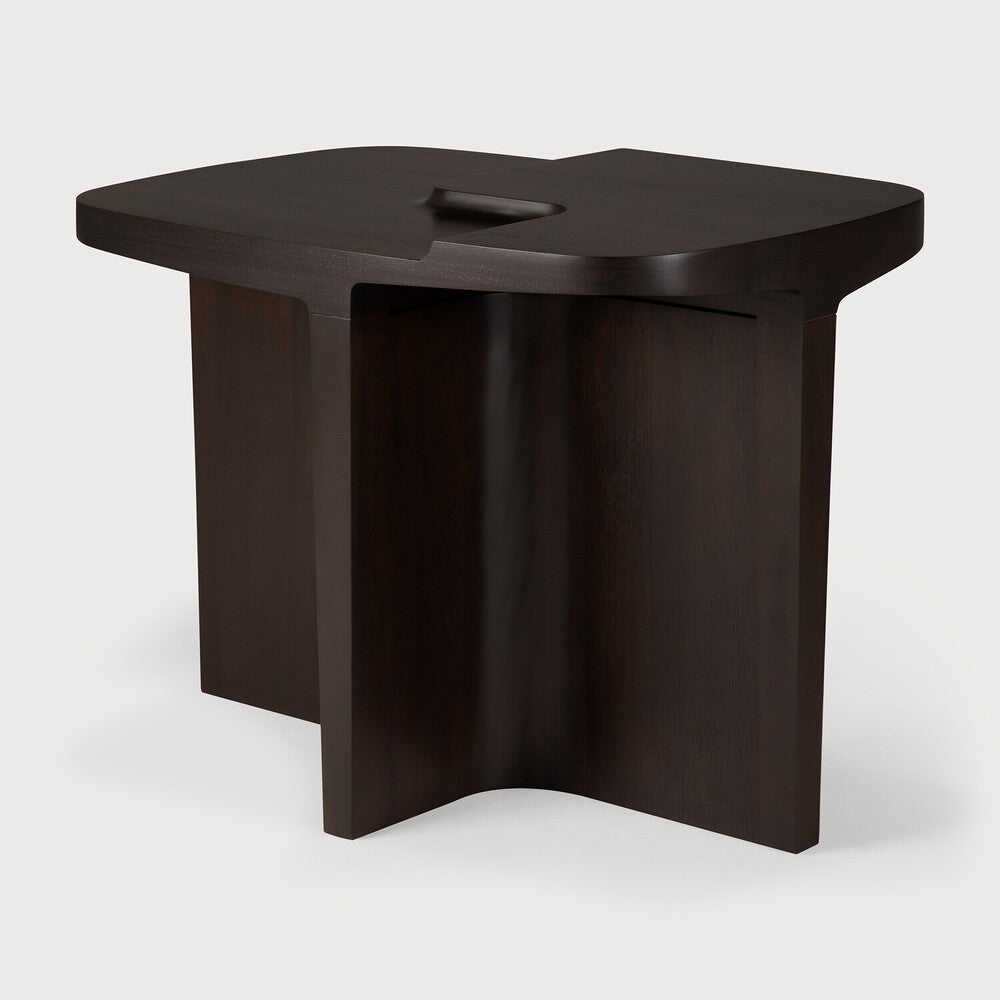 Brutalist hliðarborð mahogany rose brown