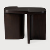 Brutalist hliðarborð mahogany rose brown