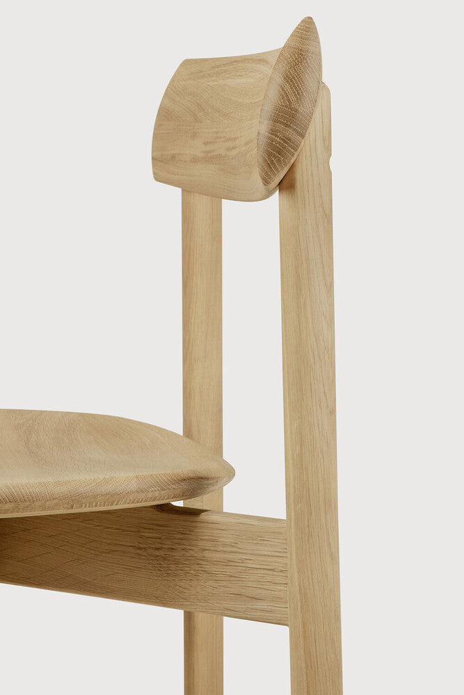 Risu oak borðstofustóll