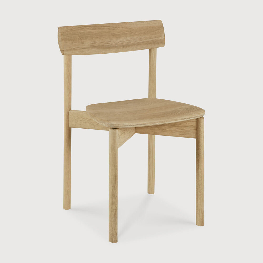 Risu oak borðstofustóll