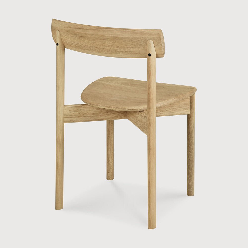 Risu oak borðstofustóll