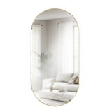 Hubba pill spegill brass 45 x 91