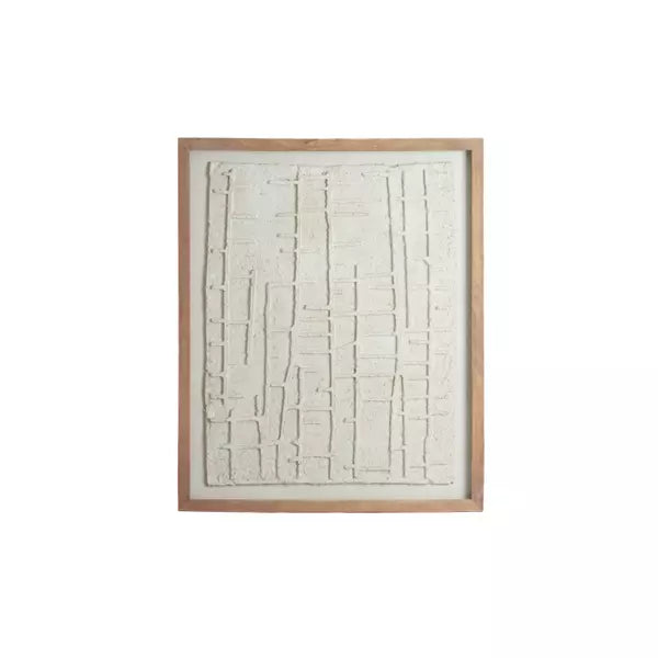 Haipa veggmynd 90x74cm cream