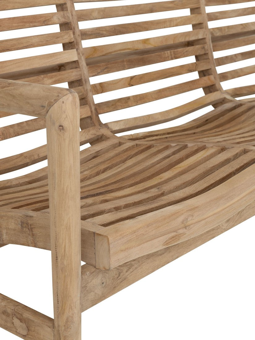 Ray úti bekkur 3 sæta teak