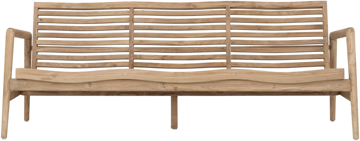 Ray úti bekkur 3 sæta teak
