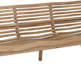 Ray úti bekkur 3 sæta teak