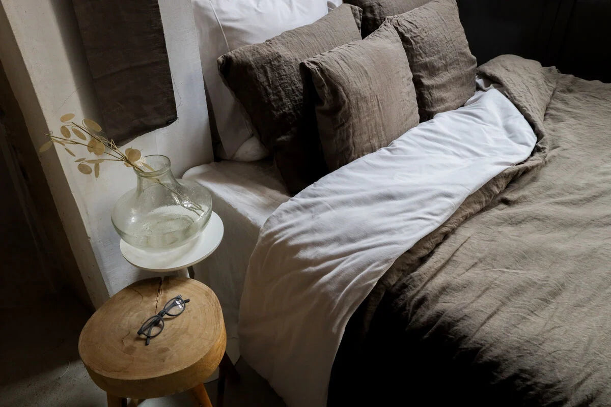 Remi rúmföt 140x220cm dark brown