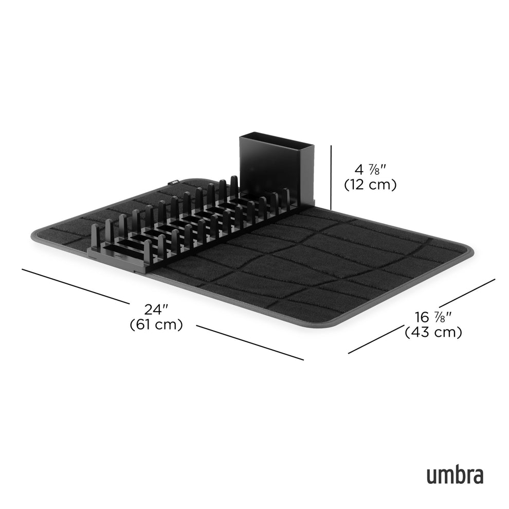 udry drying mat black