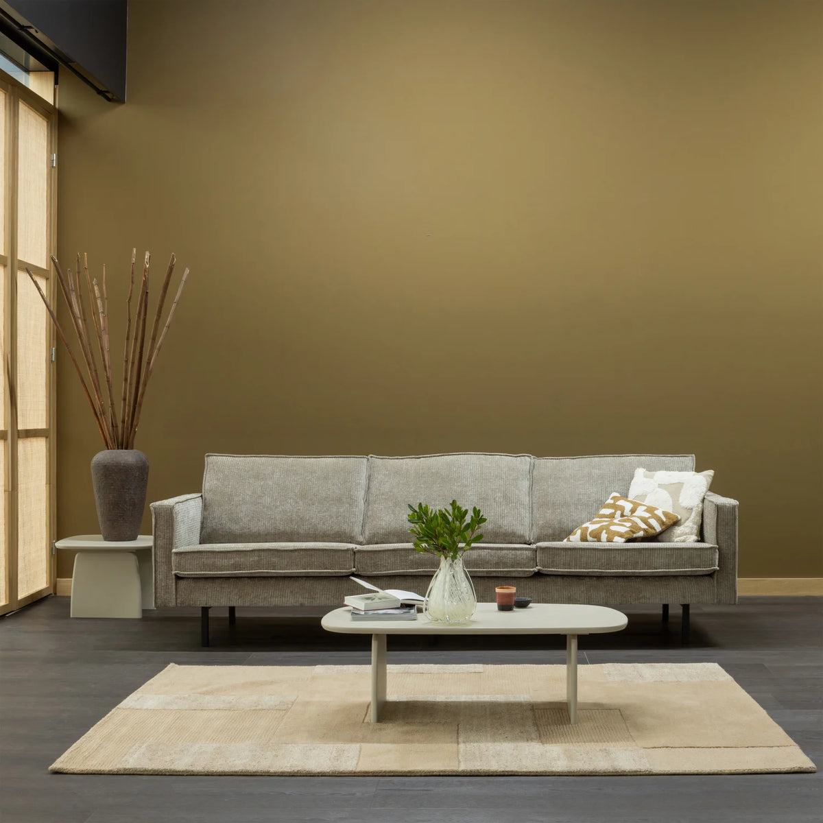 Rodeo 3s rib dark sand