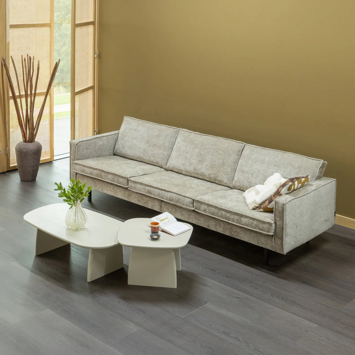 Rodeo 3s rib dark sand