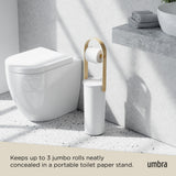Bellwood klósettrúllustandur wht/nat