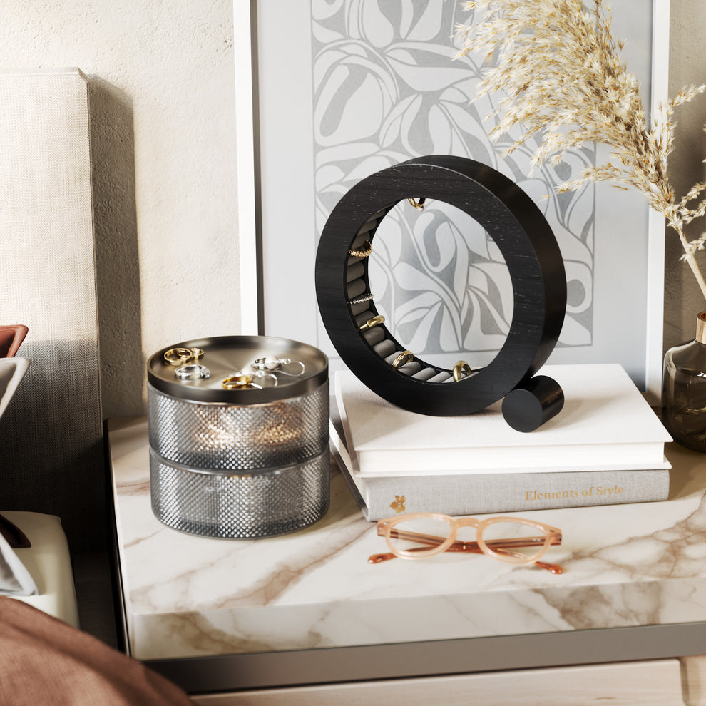 Ferris jewelry organizer black