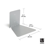 CONCEAL SHELF (3) LARGE SILVER