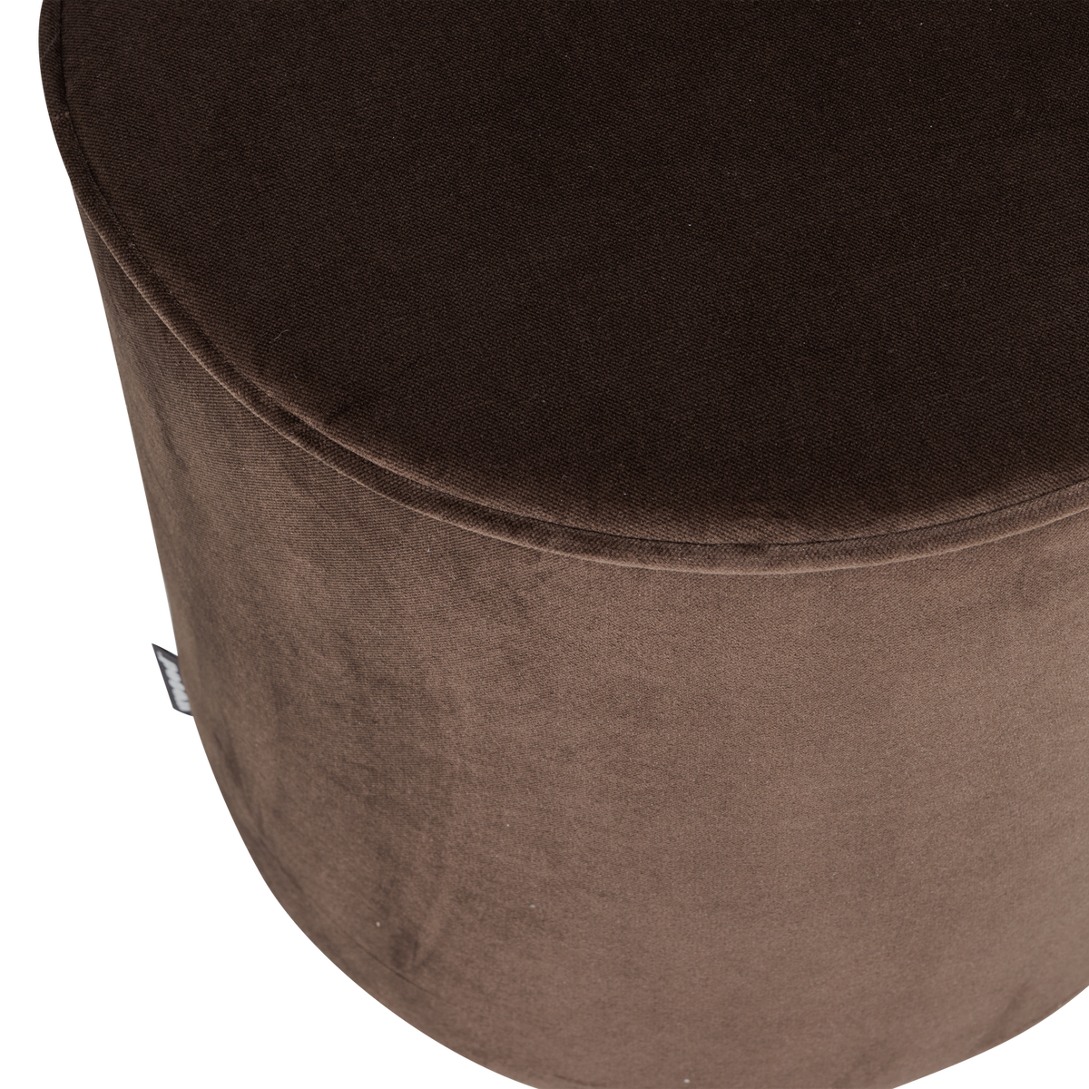 Sara skemill high velvet dark brown