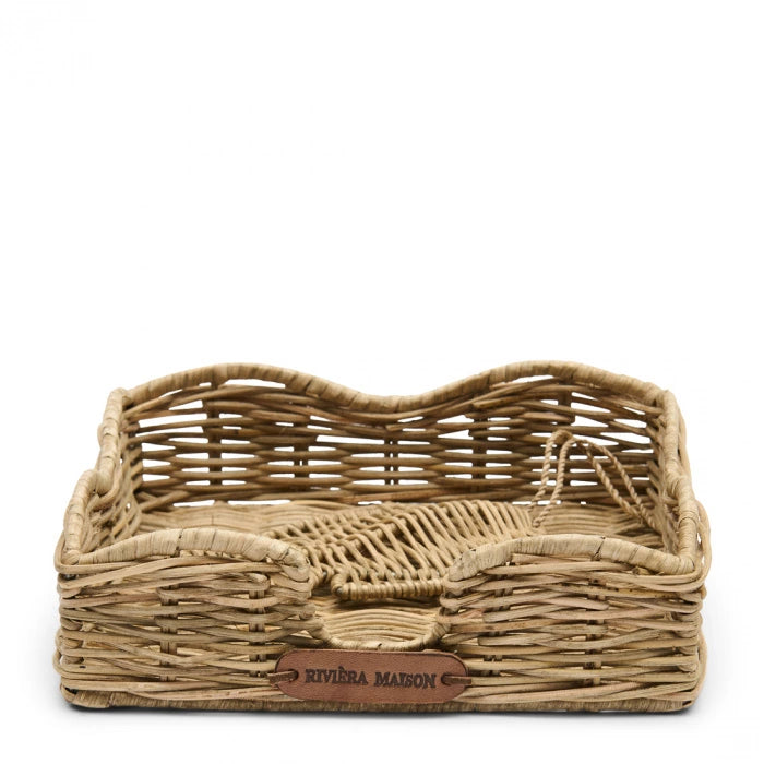 Rustic Rattan Fish servíettubox