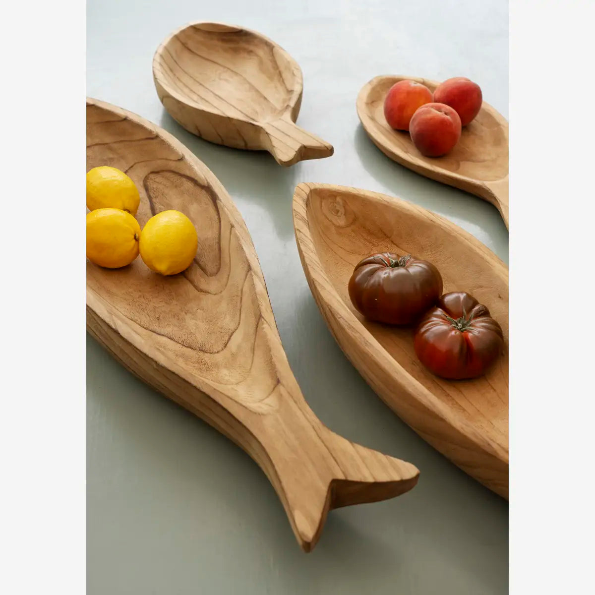 Wooden fish tray