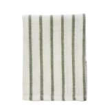 Striped viskastykki green