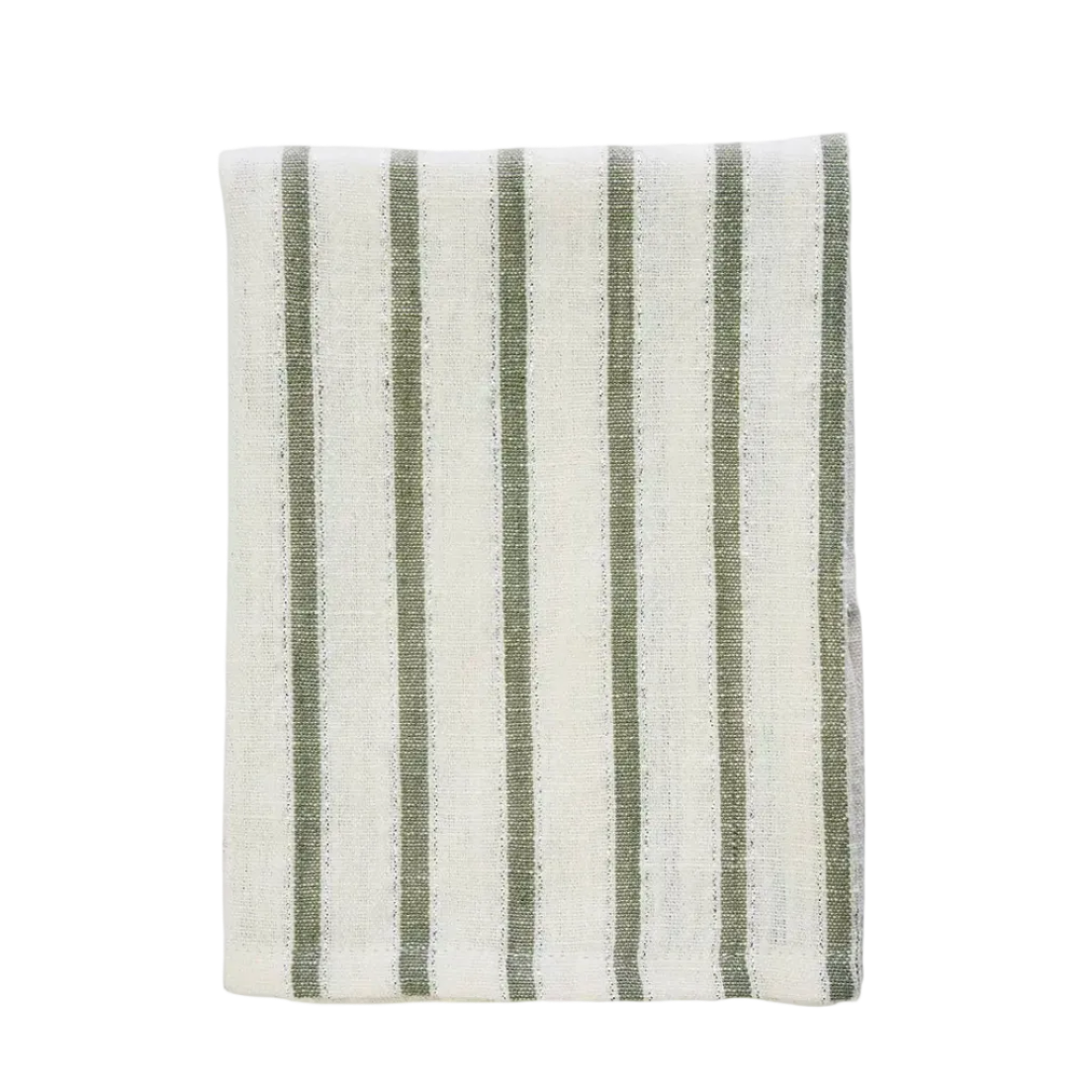 Striped viskastykki green