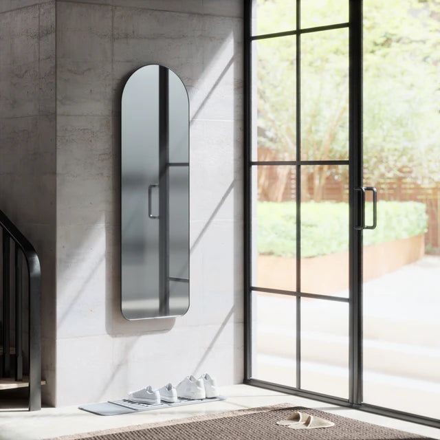 Hubba Arched Spegill Titanium