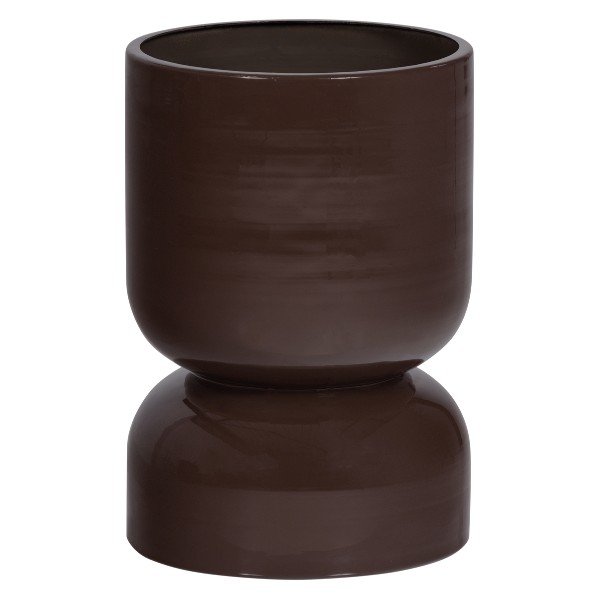 Toval blómapottur gloss purple/brown