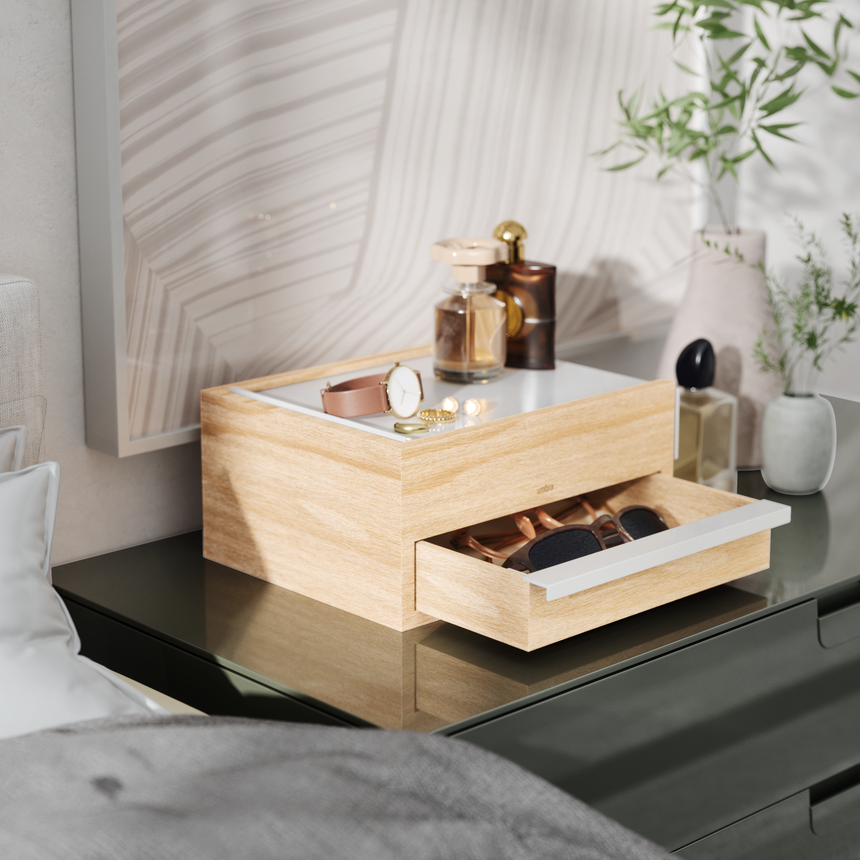 Stowit storage box wht/nat