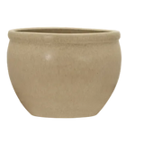Vale blómapottur stærri beige