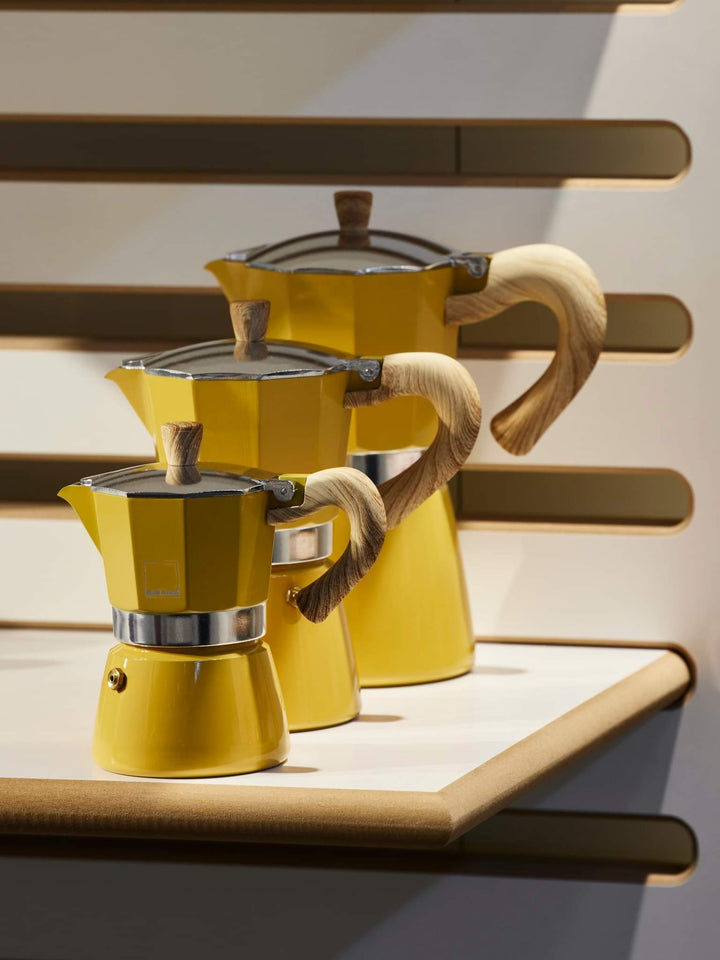 Mokkakanna 6 bollar gul