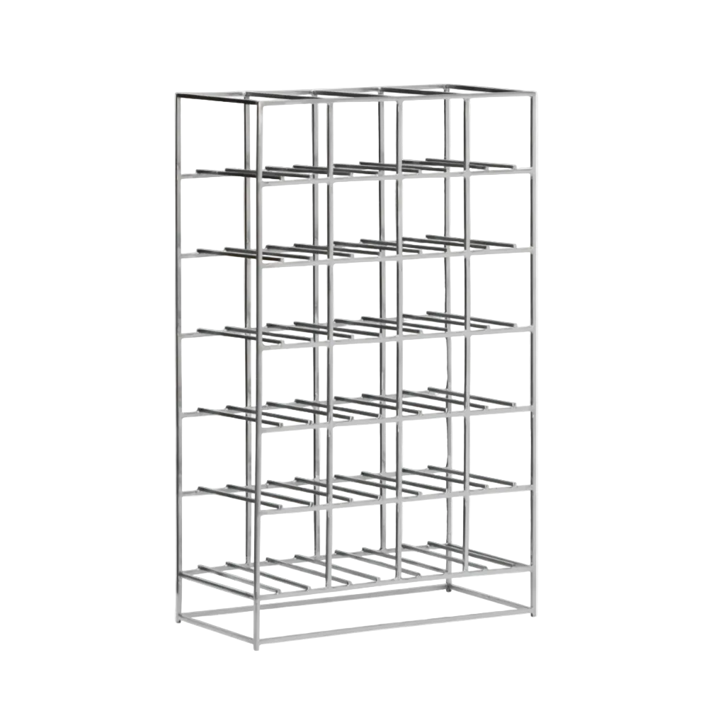 Vínrekki 24fl silfur