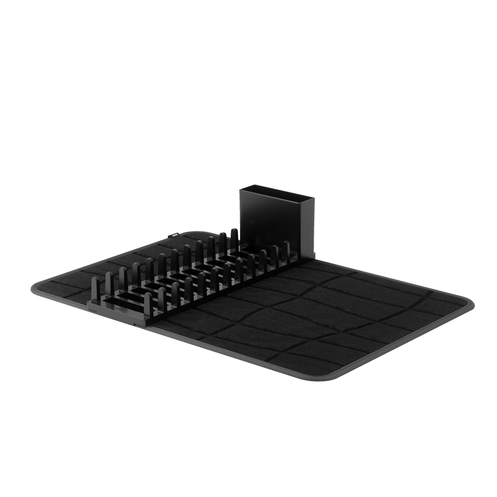 udry drying mat black