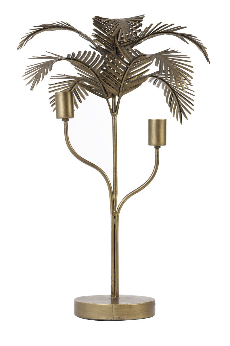 
            Table lamp 44x68 palm antique bronze