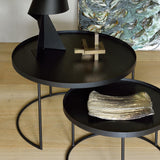 Round tray table set low xl 93/93/38