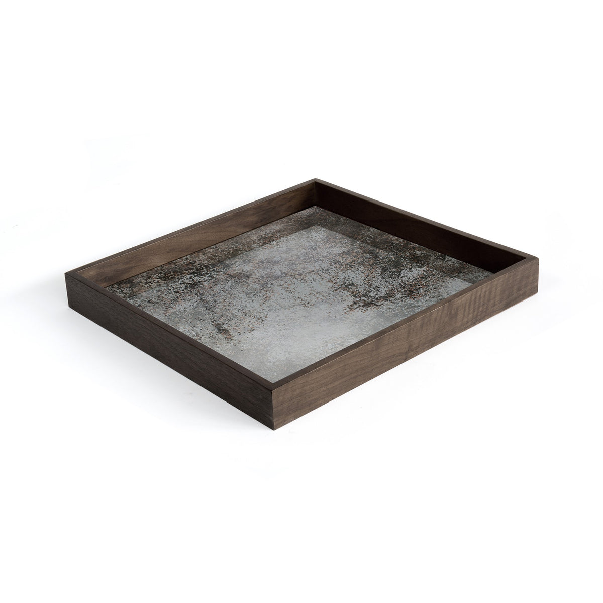 
            Clear mirror tray - square - S