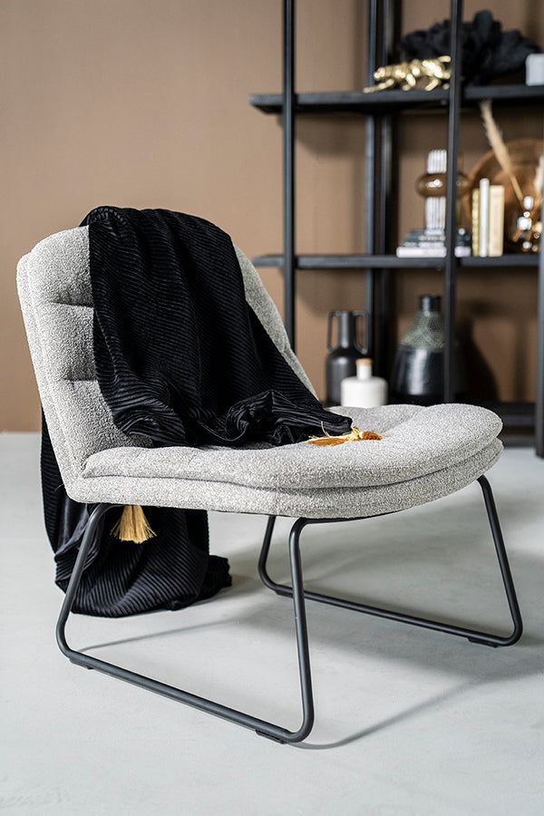 
      Lounge chair Bermo - light grey
