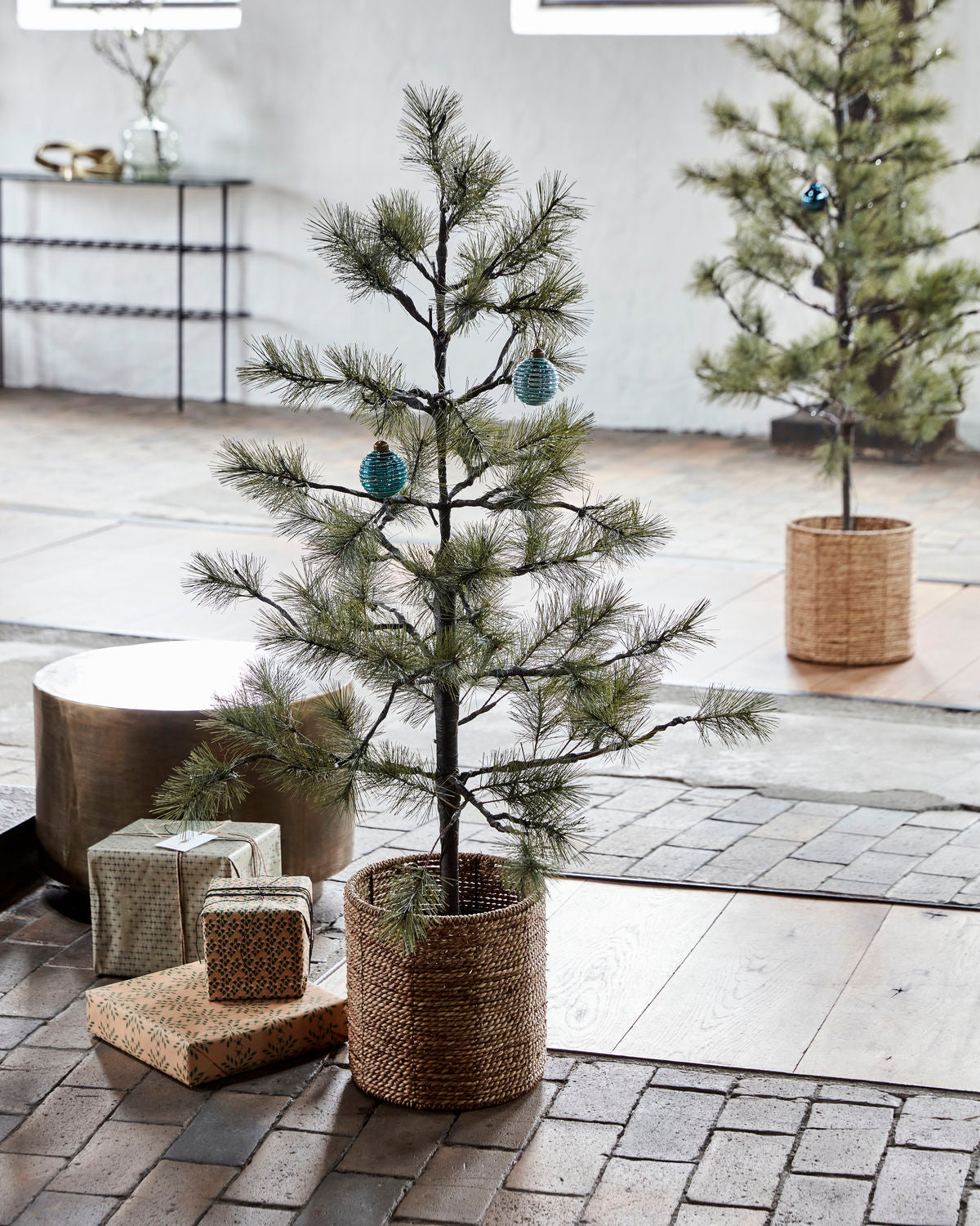 Jólatré m/LED ljósum h:125cm