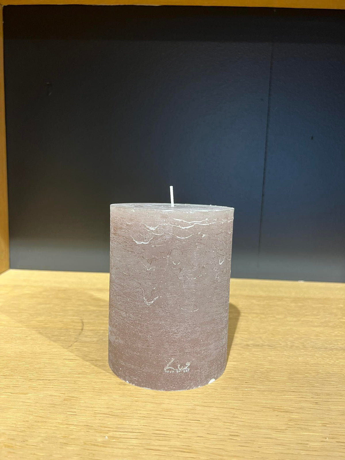 
            Ø10xH20cm - rustic candle portobello