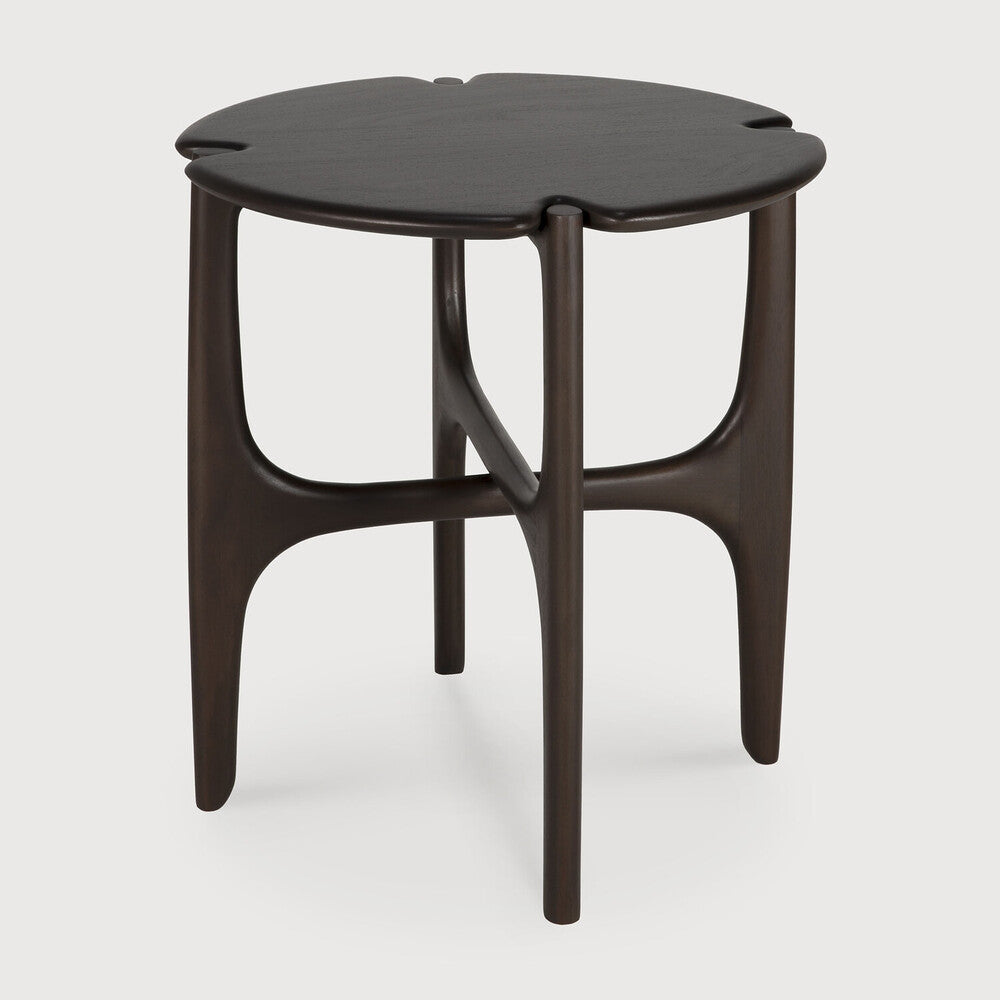 Mahogany PIdark brown side table