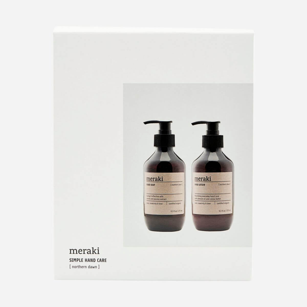 Gjafabox Northern dawn hendur 275ml