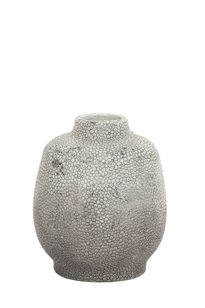 
      Vase deco Ø16x18,5 cm RAYSKIN light grey