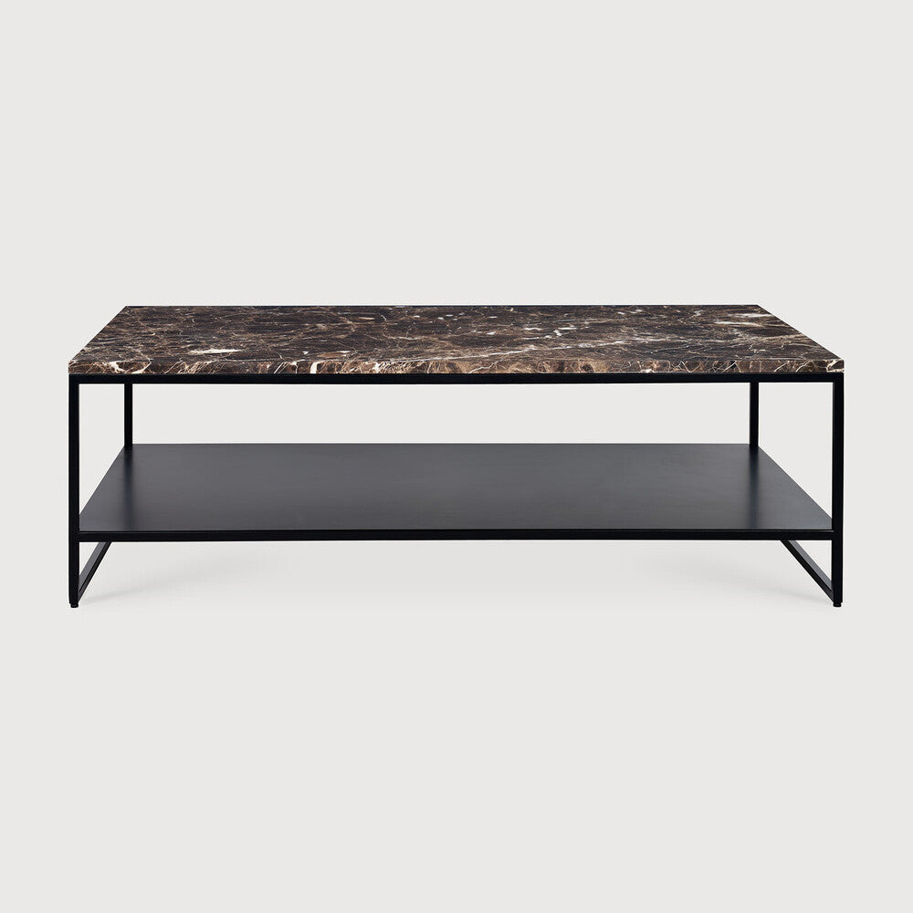 
      Stone coffee table - dark emperador 120x70