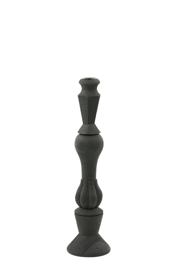 
            Candle holder Ø10x38 cm TAVOLA wood matt black