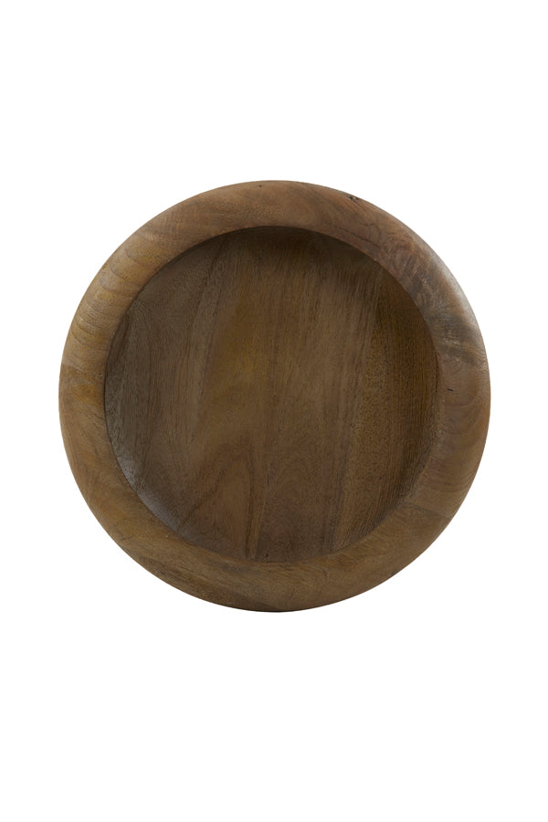 
            Dish Ø40x7 cm OSIDA wood matt dark brown