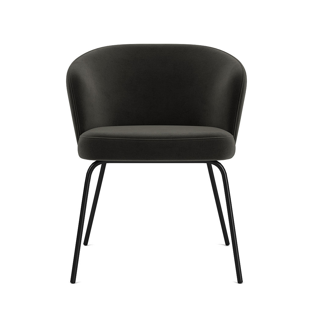 
            Admit dining chair velvet black