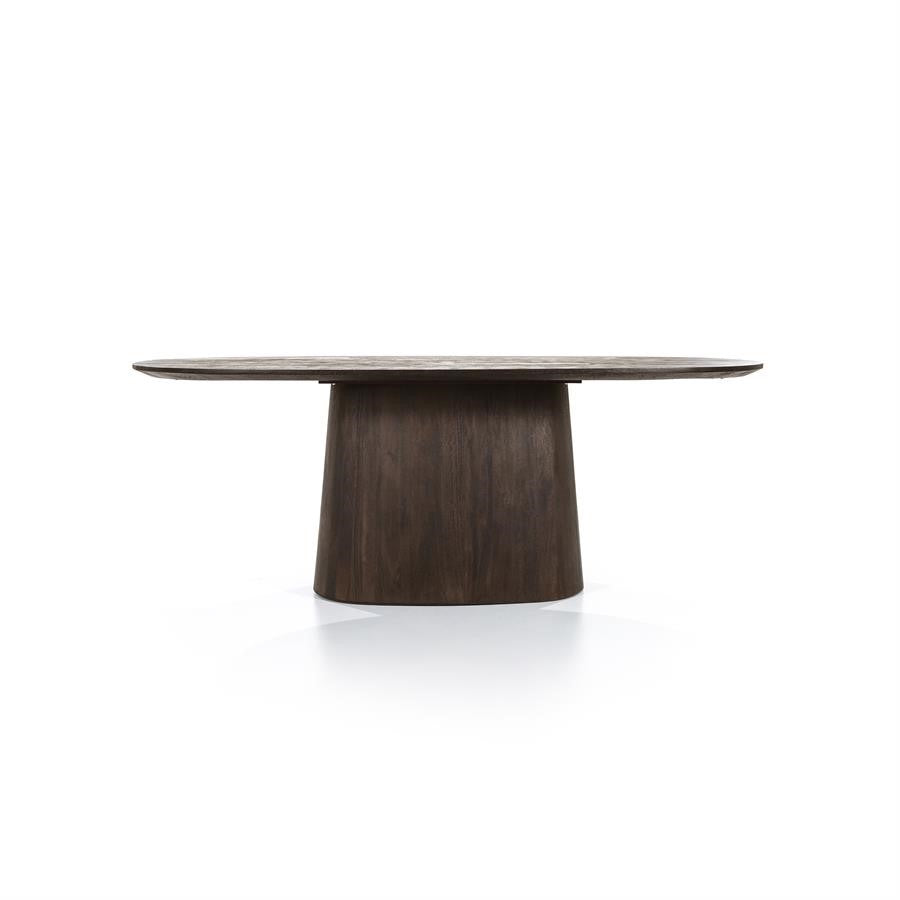 Aron borðstofu-borð 200x110 - brúnt